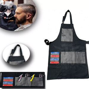 Breathable Lightweight Fabric Barber <b>Aprons</b> Comfortable Wear Custom Design Barber <b>Aprons</b> For Online Sale - Product Image 4