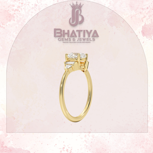 Coussin coupe classique 925 argent Sterling Moissanite diamant bague fine 18K plaqué or bijoux pour femmes fiançailles mariage - Product Image 2