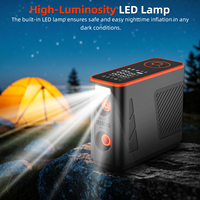 Pompe électrique haute pression pour SUP, portable, rechargeable, avec écran LED numérique, pour kayak, voiture, vélo
