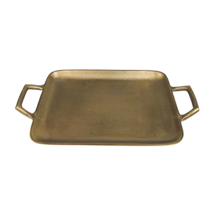 Plateau de service grand format en aluminium coulé poli, fait main, couleur personnalisée, durable, pour les mariages, les fêtes, la cuisine, les plats décoratifs - Product Image 4