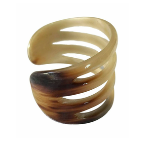 Nueva llegada venta más caliente búfalo/cuerno de vaca brazalete joyería embalaje personalizado joyería para niñas boda precio superior - Product Image 4