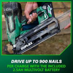 Clavadora Neumática Inalámbrica MultiVolt de 36 V para Metal, 3-1/2 Pulgadas, Grado DIY, Doble Cabezal, con Batería de Iones de Litio de 2.5 Ah - Product Image 6