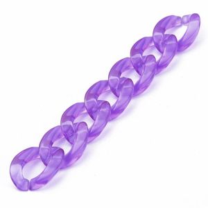 La personalización de la pared de resina de eslabones de cadena de tamaño muy grande y colores claros multi colores resina grandes eslabones disponibles - Product Image 4