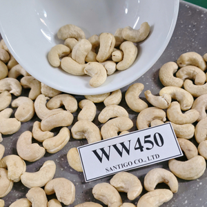 Prix d'usine Kaju Badam SANTIGO Noyaux de cajou WW450 Noix de cajou crues - Product Image 1