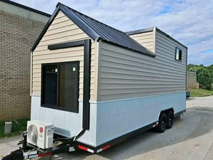 Casa integrada prefabricada con contenedor de remolque nuevo sobre ruedas a la venta, casa de vida móvil prefabricada, casas prefabricadas a la venta - Product Image 4