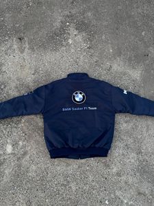 Chaqueta de carreras F1 Vintage de alta calidad, unisex, de poliéster suave, de nailon, con cuello levantado, con cierre de cremallera para motocicleta de invierno - Product Image 5