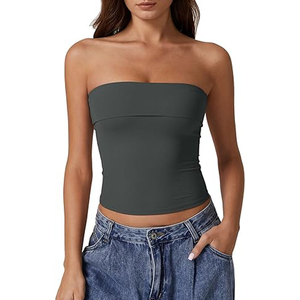 Women's Casual Knitted Tank Top V Neck Quick Dry Breathable Eco-Friendly Customized Color for Ladies 2026 - Product Image 1