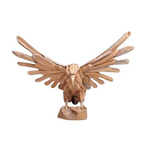 Mesa de Madera de Teca con Diseño Rústico y Artístico Hecha a Mano por Pitoyo Indo Furniture, de Yogyakarta, Indonesia - Product Image 4