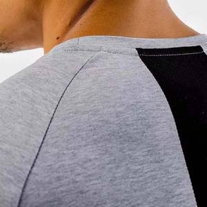 Camiseta de verano de algodón de alta calidad con cuello redondo para hombre, camiseta transpirable con logotipo personalizado, estilo callejero, serigrafía sólida - Product Image 6