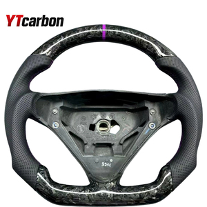 Accessoires intérieurs de voiture YTcarbon, style racing, <span class=keywords><strong>volant</strong></span> entièrement en cuir pour C-CLASS <span class=keywords><strong>W203</strong></span> SLK-CLASS R171 - Product Image 2