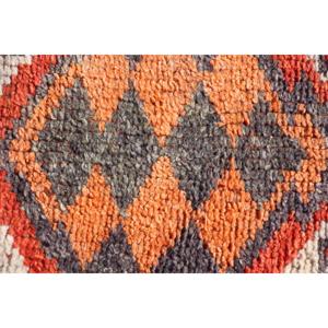 Turkish Rug, 3.4x11 ft <b>Runner</b> Rug, <b>Red</b> Ombr Wool Vintage Rug - Product Image 5
