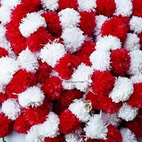 Nieuwe oranje plastic handgemaakte kunstmatige goudsbloemenkrans Indiase bruiloft feest Halloween afstuderen Vaderdag bloemen