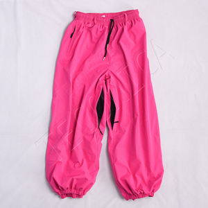 Pantalones de snowboard de esquí con logotipo reflectante personalizado de alta calidad, pantalones holgados impermeables a prueba de viento con cremallera de talla grande para hombres y mujeres - Product Image 3