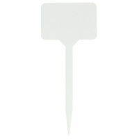 Lot de 50 étiquettes d'identification de plantes en plastique imperméables et marqueurs de semis, accessoires de jardin