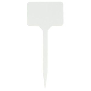 Ensemble de 50 étiquettes d'identification de plantes en plastique et étiquettes pour semis, marqueurs de jardin et accessoires pour plantes - Product Image 2