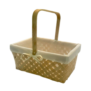 Cesta de picnic de bambú tejida de bambú duradero, ideal para acampar en la playa y servicio de comida al aire libre de Vietnam - Product Image 5