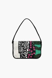 Wholesale Luxury Handmade Beaded Shoulder <b>Bag</b> Abstract <b>Patchwork</b> Floral Design Seed Bead Handbag Premium Women Evening Flap - Product Image 5