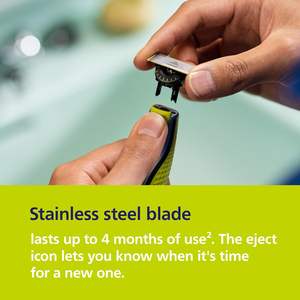 Philips Norelco One 360 Hybride, Tondeuse et Rasoir Électrique pour Visage et Barbe, avec Technologie 360, 1x 360 pour le Visage, 5-en-1 Réglable - Product Image 2