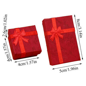 Cajas de regalo de boda duraderas TH CB-059, embalaje de papel de cartón pequeño y bonito, accesorios de joyería, imán de materiales reciclados - Product Image 3