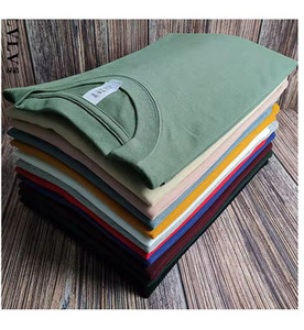 Camiseta de hombre de moda personalizada de alta calidad 100% algodón cuello redondo antibolitas serigrafía diseño estampado seda verde - Product Image 3