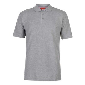 2024 venta al por mayor de polos cómodos transpirables para hombre con cuello redondo en blanco de color liso de algodón con logotipo personalizado OEM / ODM - Product Image 2