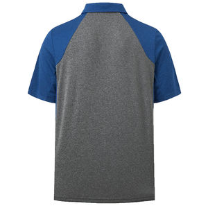 Haute qualité hommes à manches courtes affaires Golf polo T-Shirts respirant séchage rapide Polyester tissu brodé Polos bouton Plus - Product Image 2