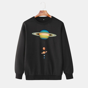 Sweat-shirt en éponge française surdimensionné pour hommes de luxe 100% coton lourd haute qualité sérigraphie hiver XS à capuche - Product Image 2