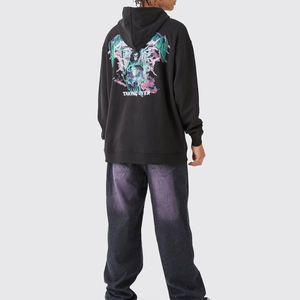 Invierno personalizado impreso de gran tamaño liso de algodón en blanco sudaderas con capucha para hombre pulóver Unisex a granel de talla grande sudaderas con capucha y sudaderas para hombre - Product Image 3