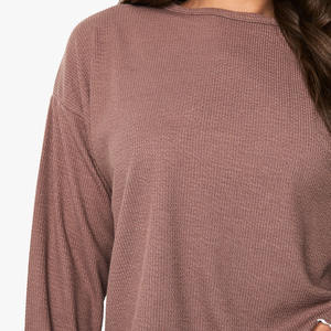 Nouveauté Ensembles courts pour femmes Ensembles courts en coton et polyester pour femmes Style unique Ensembles courts pour femmes avec logo personnalisé Vêtements d'été - Product Image 4