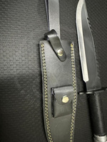 Couteau Rambo artisanal en acier inoxydable 440c avec lame en métal et étui en cuir pour le camping, la survie et la chasse, couteau de camping Bowie