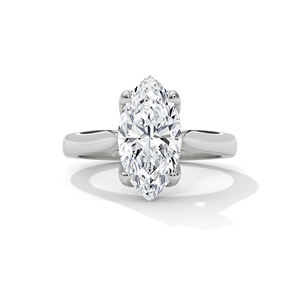 แหวนทองคำสีเหลือง14K พร้อมมาร์คีส์ตัดเป็นวงแหวนสำหรับผู้หญิงอัญมณีชั้นสูงประดับเพชรสร้างตามสั่ง - Product Image 5