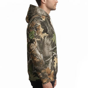 Sudadera de Caza de Tela Gruesa y Resistente para Hombre, Diseño de Camuflaje de Alta Calidad al por Mayor, Logotipo Personalizado por Sublimación, Sudaderas de Caza para Hombre - Product Image 3