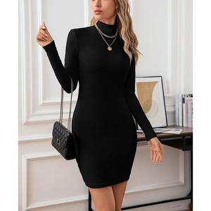 ชุดเดรสยาวแขนยาวเปิดไหล่ข้างเดียวสำหรับผู้หญิงชุดเดรสยาวแบบทางการแขนกุดชุดกระโปรงยาวแต่งระบายเข้ารูปสำหรับงานแต่งงาน - Product Image 3