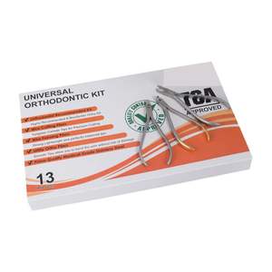 Kit de 13 Piezas de Alicates de Ortodoncia Básicos Surtechs, Instrumentos Quirúrgicos Dentales de Acero Inoxidable de Alta Calidad, Manuales, con Certificación CE - Product Image 4