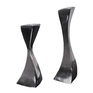 Porte-bougie en aluminium fait main au design moderne et sophistiqué, écologique, pour Noël, Pâques, décoration minimaliste pour la maison, le bureau et les événements - Product Image 2