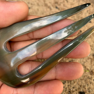 Polished <b>Finish</b> Buffalo Horn <b>Hair</b> Pins for Women's Ox Horn <b>Hair</b> Styling <b>Stick</b> Natural Accessory - Product Image 1