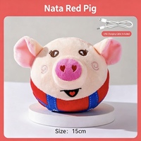 Jouets interactifs pour chiens et chats : balles électriques en peluche qui sautent, chantent et couinent – Lot de balles pour animaux de compagnie en gros