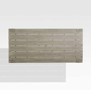 Ensemble de table à manger grise en teck, fabriqué en Indonésie - Product Image 5