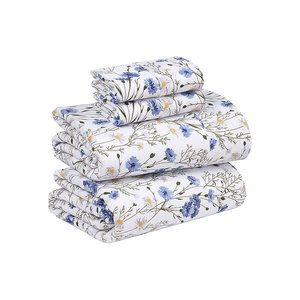 Hot bán Vua kích thước 100% cotton tùy chỉnh in sang trọng tấm ga trải giường bộ đồ giường Set với customized Private Logo - Product Image 2