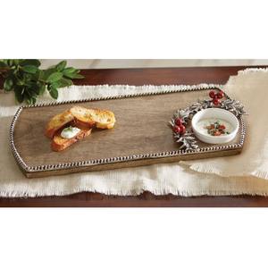 Classic Eco-Friendly Mango <b>Wood</b> <b>Cake</b> Plate with Rectangle Shape and Polished Finish - Product Image 5