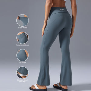 กางเกงเลกกิ้งออกกำลังกายเอวสูงสำหรับผู้หญิงกางเกงฟิตเนสไร้รอยต่อสำหรับใส่เล่นโยคะ - Product Image 3