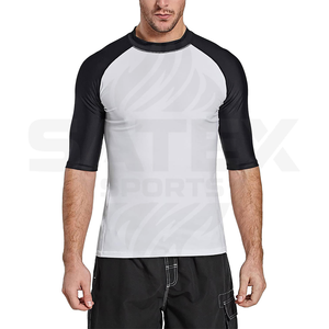 เสื้อแรชการ์ดสำหรับเล่นเซิร์ฟแบบใหม่ ไม่มีโลโก้ สำหรับผู้หญิงและผู้ชาย ป้องกันแสงแดด UPF50+ ระบายอากาศได้ดี เป็นมิตรกับสิ่งแวดล้อม แห้งเร็ว ชุดว่ายน้ำแบบรัดรูป - Product Image 5