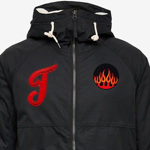 Blouson d'hiver matelassé unisexe personnalisé 2026, col montant, style urbain, chaud, type bomber, de créateur, pour homme, vente en gros - Product Image 3