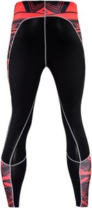 Ensemble de sport de compression pour homme Rouge Tribal à manches longues et leggings à séchage rapide pour MMA, Gym Fitness Training - Product Image 5
