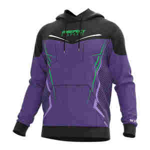 Sudadera con Capucha para Hombre en Mezclilla - Absorbe la Humedad y es Ecológica, Venta al Por Mayor OEM Personalizada - Product Image 1