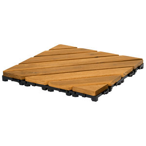 Article très populaire HPW-04 carrelage en bois massif à texture de plancher pour la décoration de la maison carrelage de sol pour balcon/entrée - Product Image 3