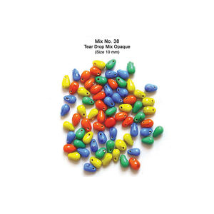 Fancy Decorative Tear Drop Mix Opaque Size 10 mm <b>for</b> Jewelry Making and <b>Decoration</b> Available in Wholesale Price - Product Image 3