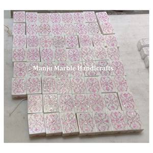 Modern <b>Clear</b> Top Quality Design Hand Curved Product Pure White Marble Inlay <b>Box</b> With Mother Of Pearl For Jewelry Decoration <b>Box</b> - Product Image 4