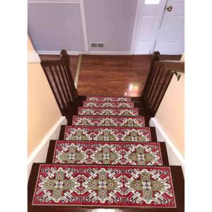 Tapis géométrique à motifs, tapis imprimé style Kilim, motif ethnique, décoration moderne pour escalier, gobelin - Product Image 4