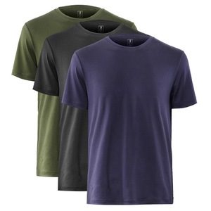 GAF 2023, camiseta lisa en blanco de algodón 100% para hombre, camisetas negras con logotipo impreso personalizado de alta calidad para hombre - Product Image 1